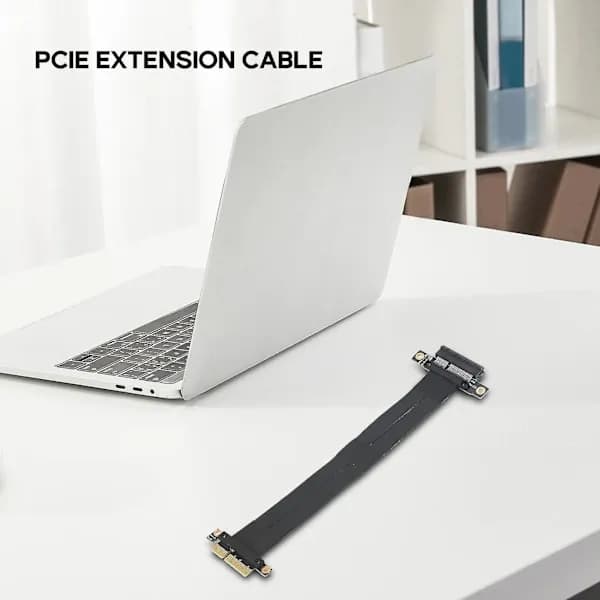 PCIe Forlængerkabel 4x Forlængerkabel (4x 180 Grader 20cm)