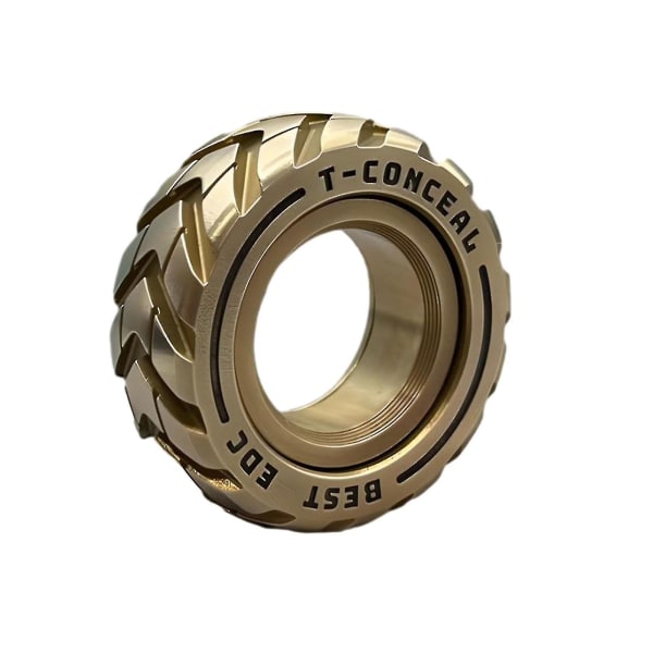 Dobbeltfunktionel Fidget Ring i Rustfrit Stål til Motorcykel Dæk, 100% Ny C