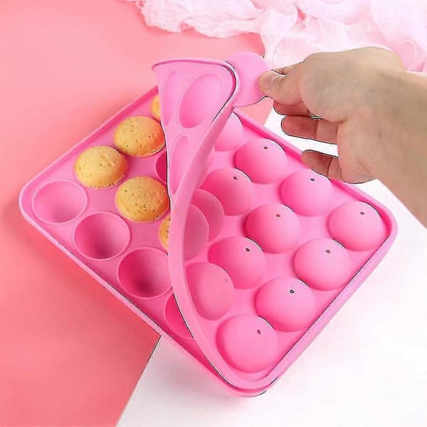 Silikonform för Cake Pops, 20 runda former
