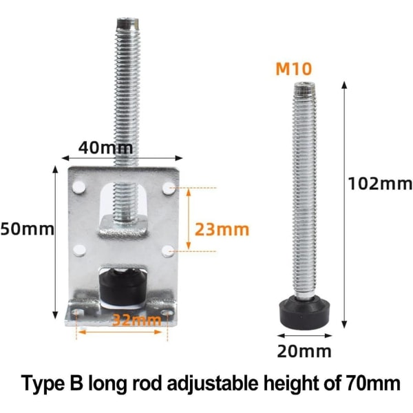 Adjustable Furniture Legs, Heavy Duty Furniture Level, Leveling Feet