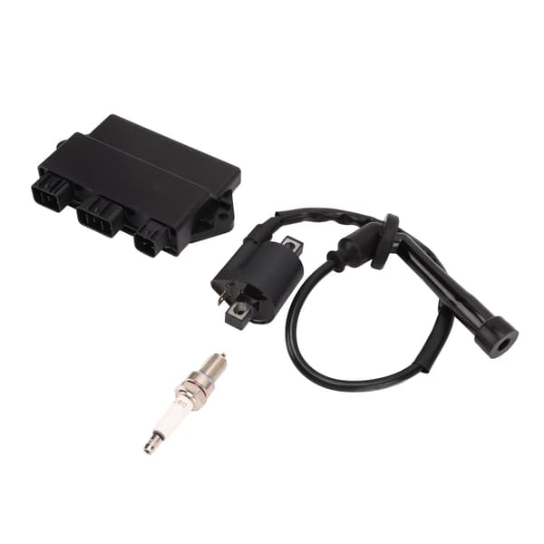 CDI Box, Ignition Coil Kit and Spark Plug 3KJ 82310 10 00 Replacement for GRIZZLY 600 660