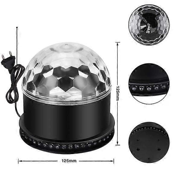LED discokule 15W discolampe partylyseffekt scenelys (LGL)