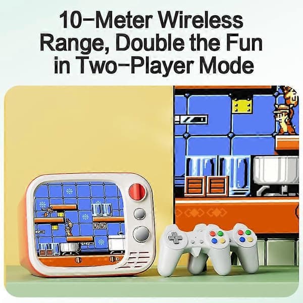 Retro Mini Game Console 740 Built-in Games 3.5 Inch Screen Two Player TV Output