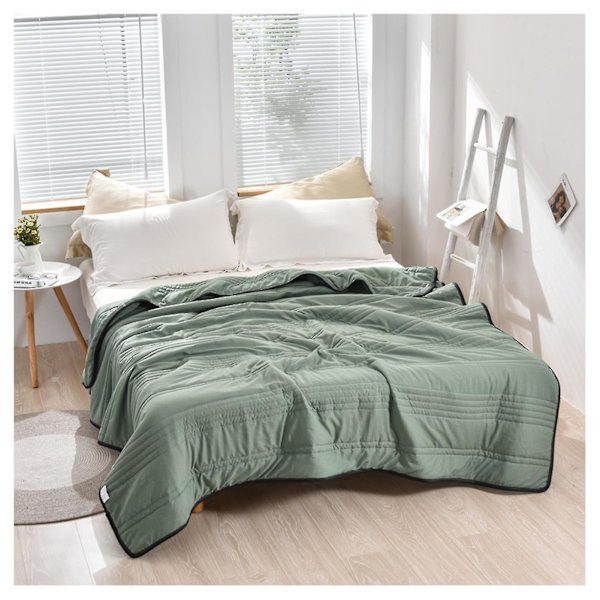 Ultra Cool -peitto kokoihin Full ja Twin - Ultrapehmeä ja pestävä peitto aikuisille ja lapsille Army Green 150*200