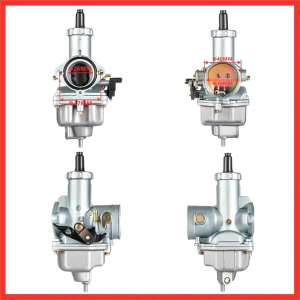 Kart Replacement 4 - Stroke 26 27 30MM Motorcycle Carburetor (PZ26 Automatic) - High Quality
