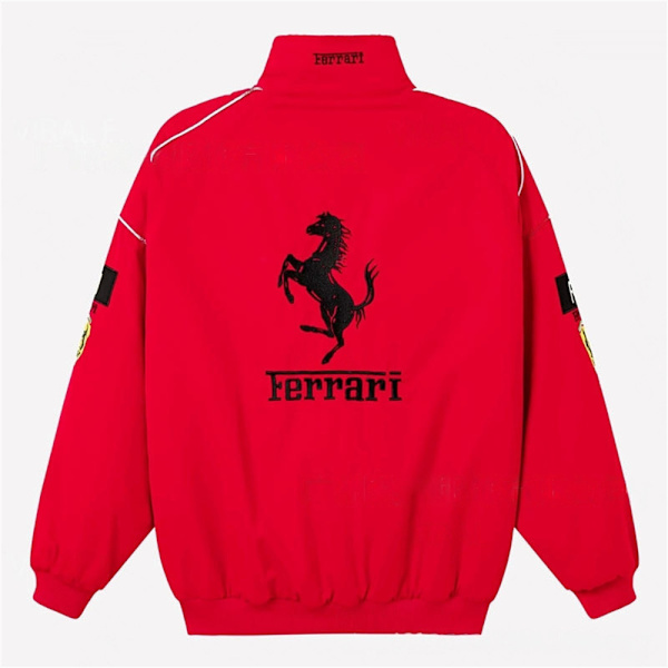 2023 Ferrari Musta Ommeltu Eksklusiivinen Takkisetti F1-Tiimi Kilpa-Punainen Ed Ed Ed 2XL