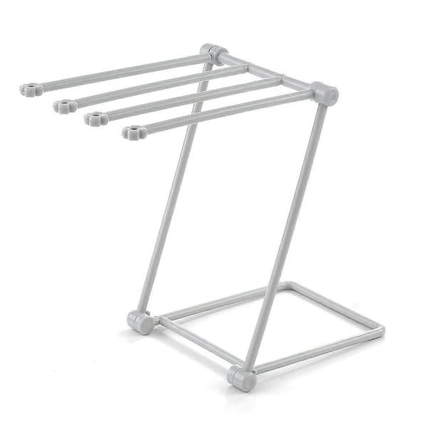 Kokoontaitettava pyykkiteline tilaa säästävä Gray