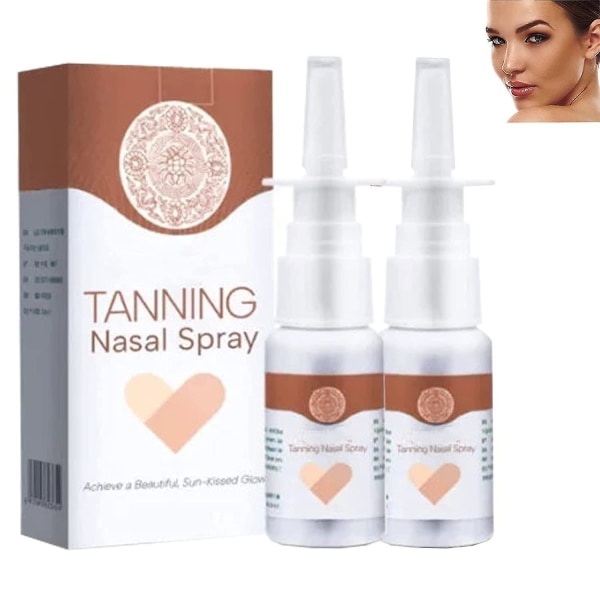 Tanning Nesespray, Tanning Sunless Spray, Deep Tanning Dry Spray 2pcs