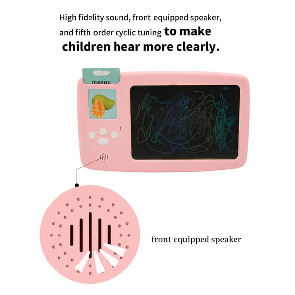 8.5 inch Pink Writing Tablet - Educational Toy for Kids