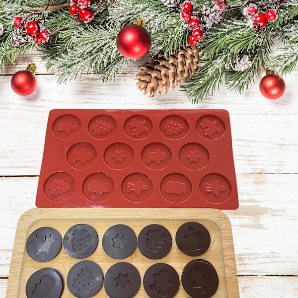 x Silikonforme til Påskechokolade - 16 Hulrum - Påskeæg, Kanin, Kurv - Non-Stick Bageform - Voks Smelteforme til Børn, Påskefest, DIY Chokolade Christmas A
