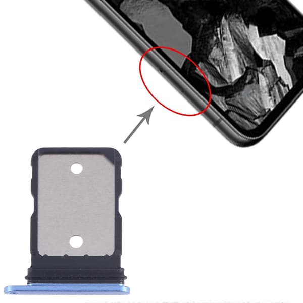 Google Pixel 8a -yhteensopiva SIM-korttikelkka (sininen) Blue