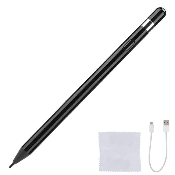 Ny Nanotech Kapasitiv Pekeskjermpenn Stylus for IOS/Android/Microsoft System (Svart)