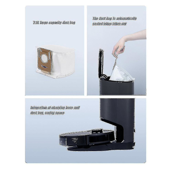 Støvposer Kompatibel med Ecovacs Deebot Ozmo T8 / T9 / T9max Robotstøvsugerdeler
