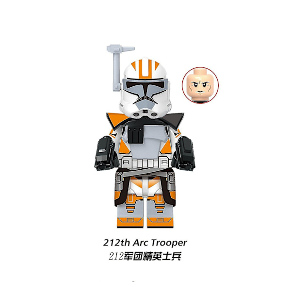 8 stk/sett Star Wars Byggeklosser Action Minifigur Lekegave Til Barn