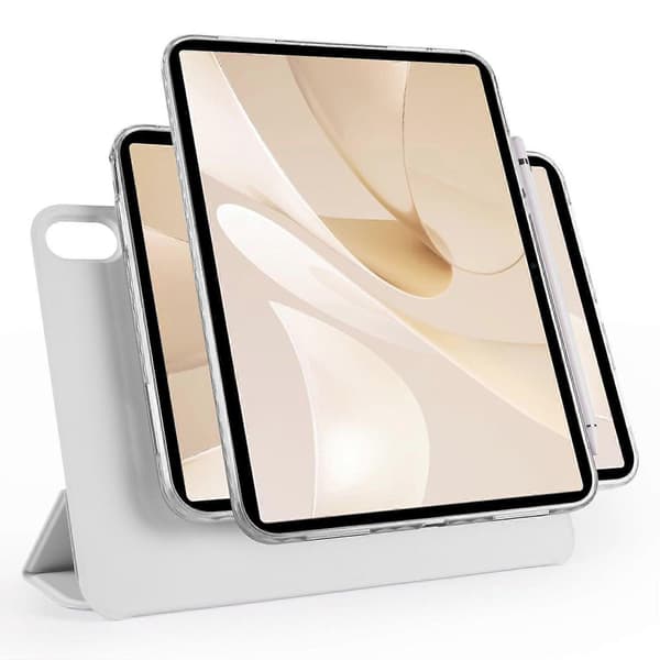 Til Huawei MatePad 12 X Etui Foldbart Stativ Magnetisk Læder Tablet Cover Grey