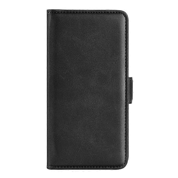 För OPPO Find X5 Pro Dubbelsidigt magnetiskt spänne läderfodral Black