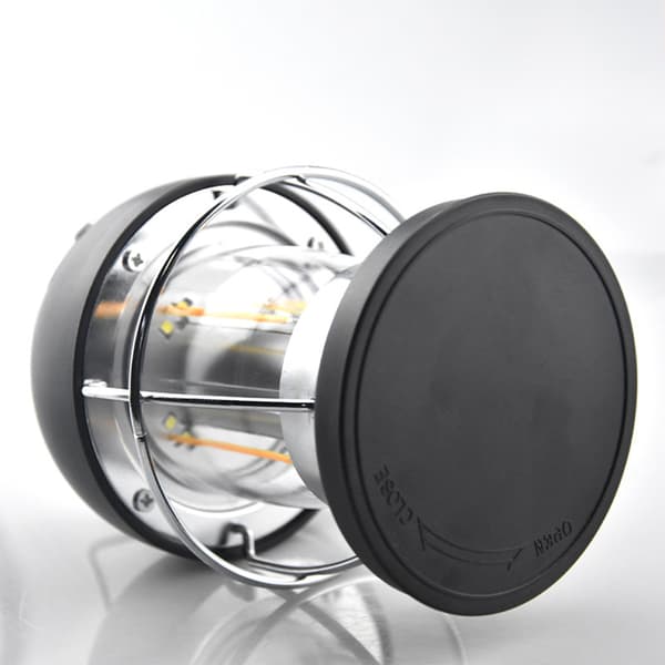 5000 mAh Rechargeable LED Camping Lantern, Retro Camping Lantern Battery with 350 LM Warm White, 70 Hours Lighting Time, Stepless Dimmable, 3 Modes