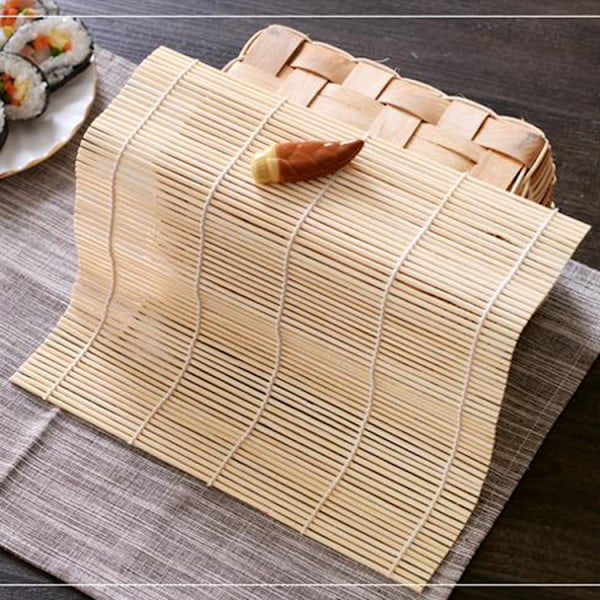 Sushi-måtte / Sushi-rulle / Sushi-måtte - Bambus Beige