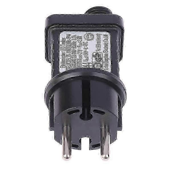 Vanntett IP44 LED Timer Strømadapter med Transformator og 3.6W 31V Lysforsyning black