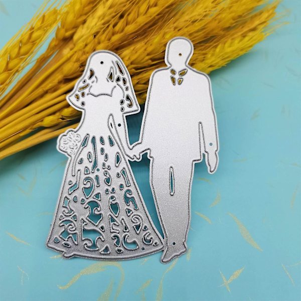 DIY Metalliska Skärformar, Julbubblor Prickiga Linjer Stjärnor Hjärtan Utsnitt, Metall Scrapbooking Schabloner För Kort