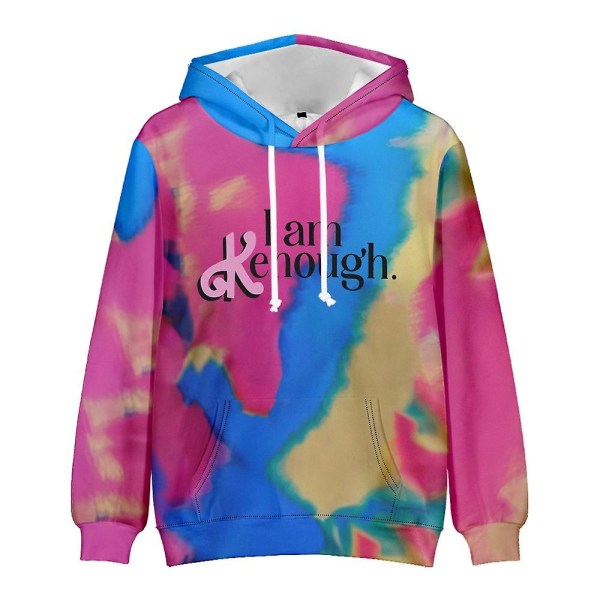 I Am Kenough Hoodies T-shirt til Mænd Kvinder Cosplay Harajuku Plus Size Hooded Sweatshirt Unisex Børn T-shirts Kortærmet Tee Adult XL 1