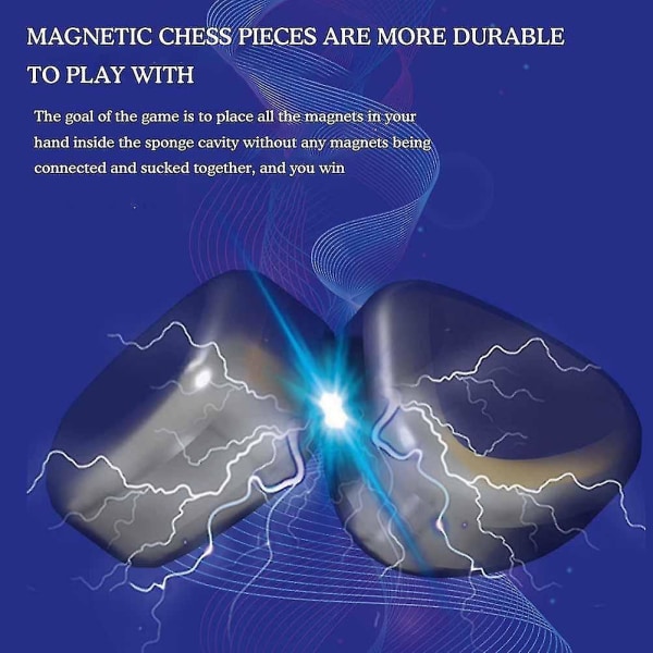 Magnetisk schackspel - Magnetspel, magnetiskt brädspel bättre