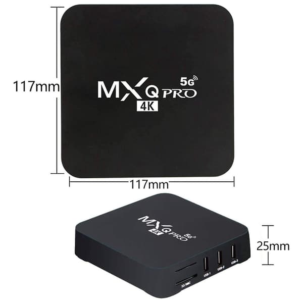 For Android Tv Box, 4k Hdr Streaming Media Player, 4gb Ram 32gb Rom Allwinner H3 -core Smart Tv Box Eu Plugg