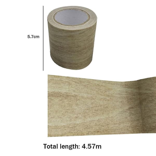Træstruktur Reparationsbånd Lap Trætekstureret Møbel Klæbebånd Stærk Klæbrighed Light Grey