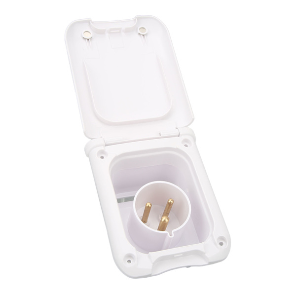 Waterproof Power Inlet Socket for Caravan 32A with Blue Charging Indicator for RV