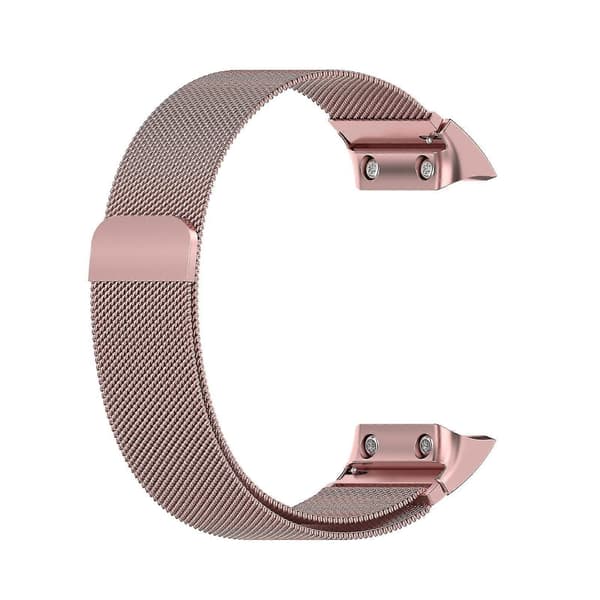 För Garmin Forerunner 35 / 30 Milanese Klockarmband Rose Pink