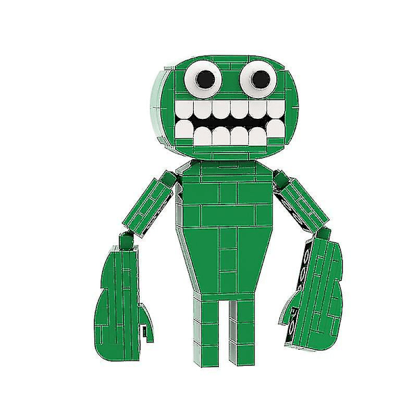 Gobricks Garten of Banban Brickspill med Flamingohode MOC Byggeklosser Barneutdanning 2 set