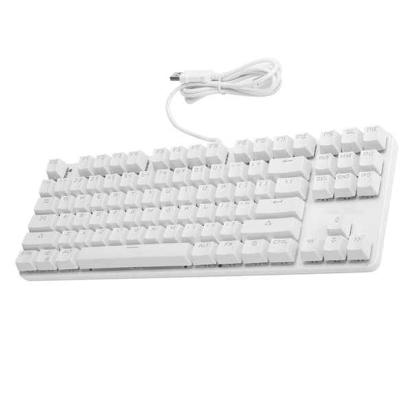 Mechanical Keyboard 87 Keys USB2.0 Wired Backlight Gaming Office Supplies Computer Components 919-10