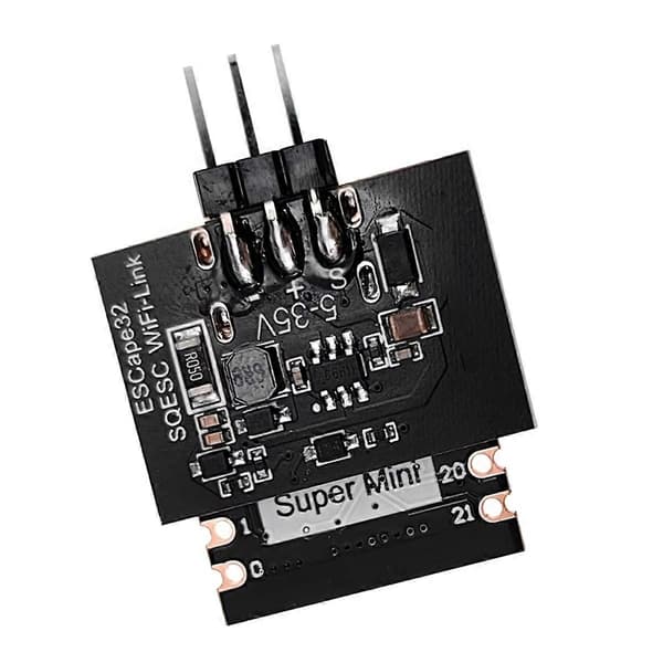 SEQURE Wifi-Link er egnet og kompatibel med SQESC ESCape32 ESC parameterkonfiguration og firmwareopgradering også