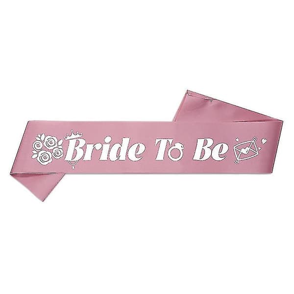 Brud-til-være Sash Bröllopsdusch Sash Selempang Hen Night Bachelorette Party