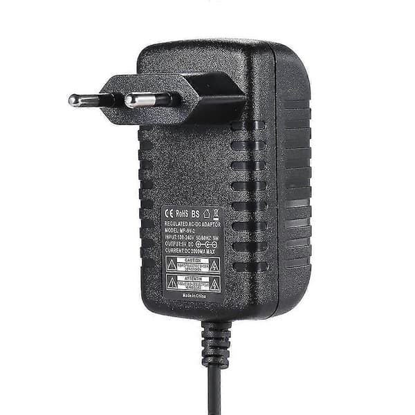9V 2A Strømforsyningsadapter Konverter til Guitar Bas Effekt 100~240V Input EU Plug