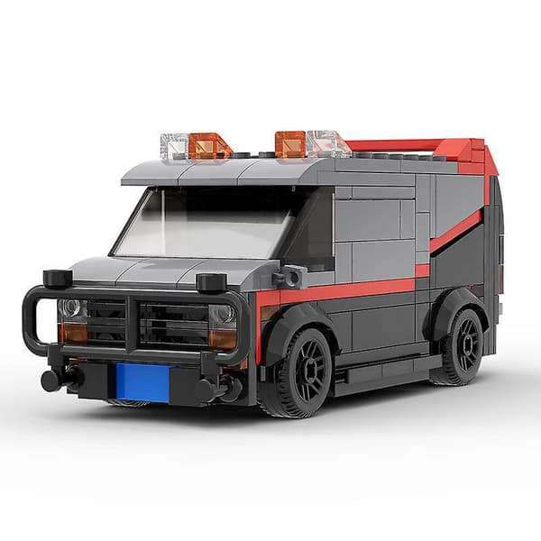 Simulering Berømt Lastbil Gmc Vandura Van Byggeklods