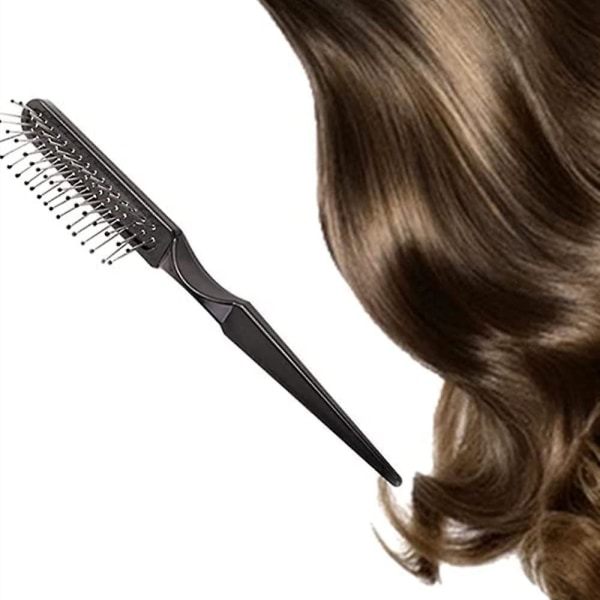 3st hårborste perukborste i rostfritt stål peruk kam breda tänder kam hårborste för hårförlängning Hårstyling, torkning, curling, lägga till hårvolym och