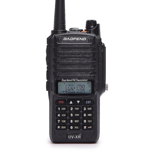 Baofeng Uv-xr Ip67 Vandtæt Dual Band Skinke Radio Uvxr 4800mah 10w Kraftig Walkie Talkie 10 km lang rækkevidde Two Way Handy Radio Radio only