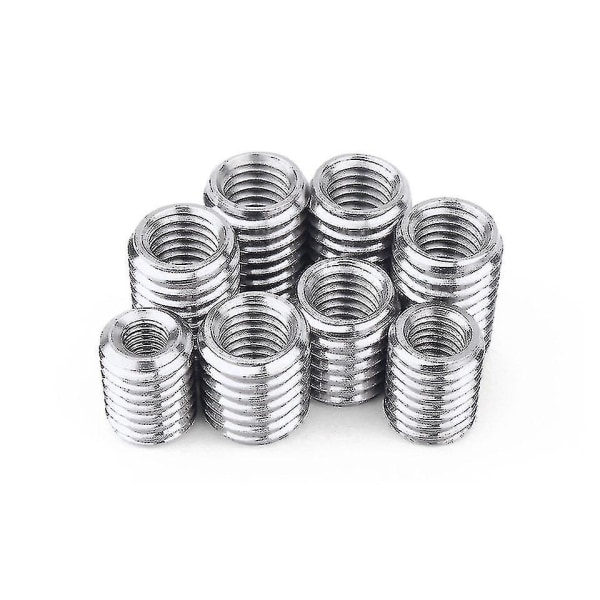 5pieces  Inner Outer Threaded Hollow Tube Coupler Conveyer Sliver-adapter Screw