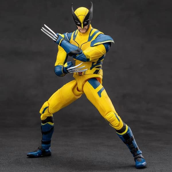 2024 Marvel Deadpool & Wolverine Actionfigurer av ZD Toys i Askgrå Wolverine
