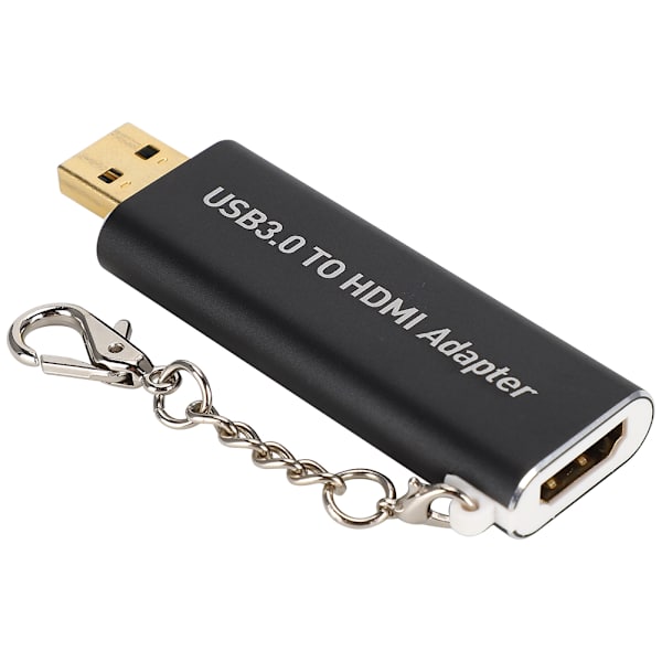 USB 3.0 til HDMI-adapter til stationær computer, bærbar computer, notebook, video- og lydkonverter til Windows 7/8/10