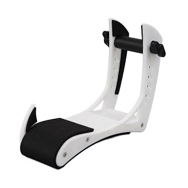 Justerbart Elektriskt Gitarrbenstöd Halkfritt Ergonomiskt Gitarrhållare White