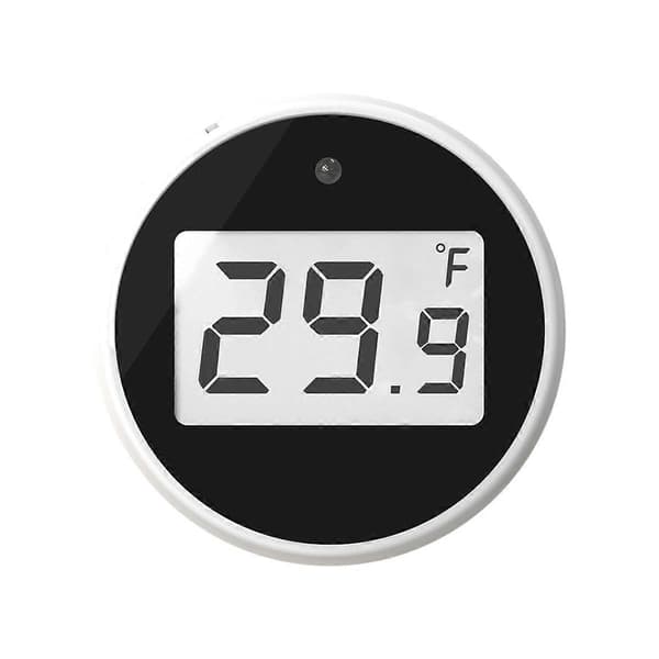 Digitalt flydende badetermometer med timer -20-70 Vandtæt vandtemperaturmåler til swimmingpool spa isbad Black