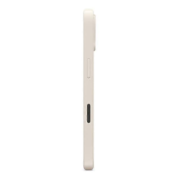 Kompatibelt deksel for iPhone 16 Pro, kompatibelt med MagSafe, hardt PC-bakdeksel Beige
