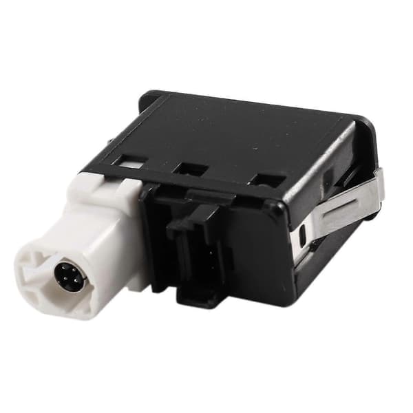 Bil USB Aux In Stik Ekstra Indgang Socket Adapter Til E81 E87 E90 F10 F12 E70 X4 X5 X6 black