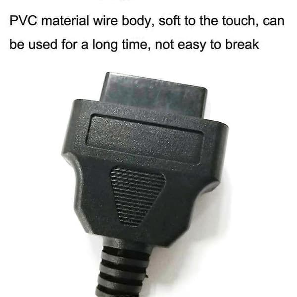16PIN USB AM - OBD2 naarasmuunnoskaapeli auton tietokoneen diagnostiikkakaapeli Not Specified