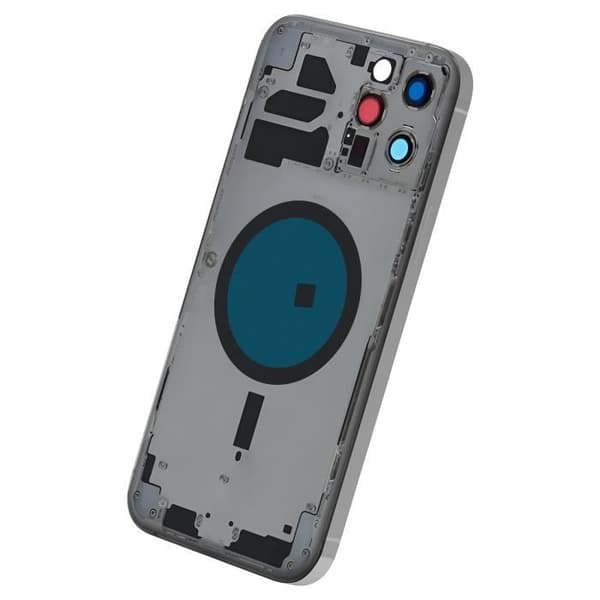 Chassis iPhone 12 Pro - AVIZAR - Sølv - Enkel reparasjon - Kvalitetsmaterialer - Kvalitetskontroll Grå