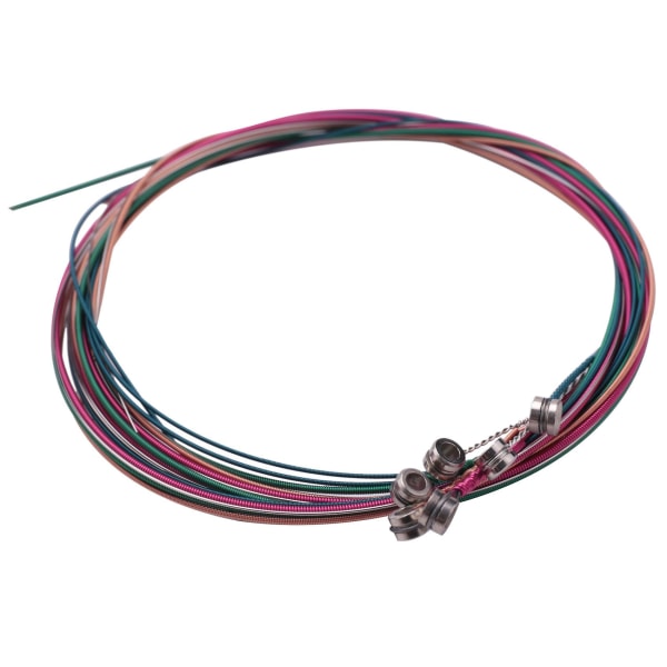3 Sett Gitarstrenger Erstatning Stålstreng For Akustisk Gitar (1 Sett, 1 Kobbersett Og 1 Multi