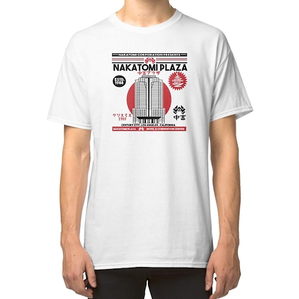 Nakatomi Plaza T-shirt julrea white M