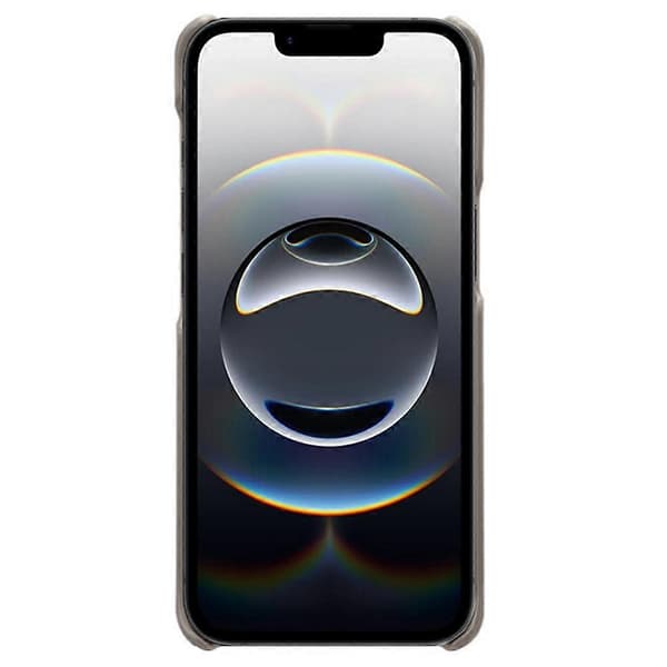 Til 16e Etui Kalvetekstur PU Læder Hårdt PC Beskyttende Telefoncover - Multicolor Grey